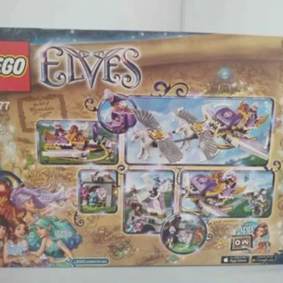 Lego Elves 41077 Aira's Pegasus Sleigh NWT Building Toy Set - Picture 3 of 3